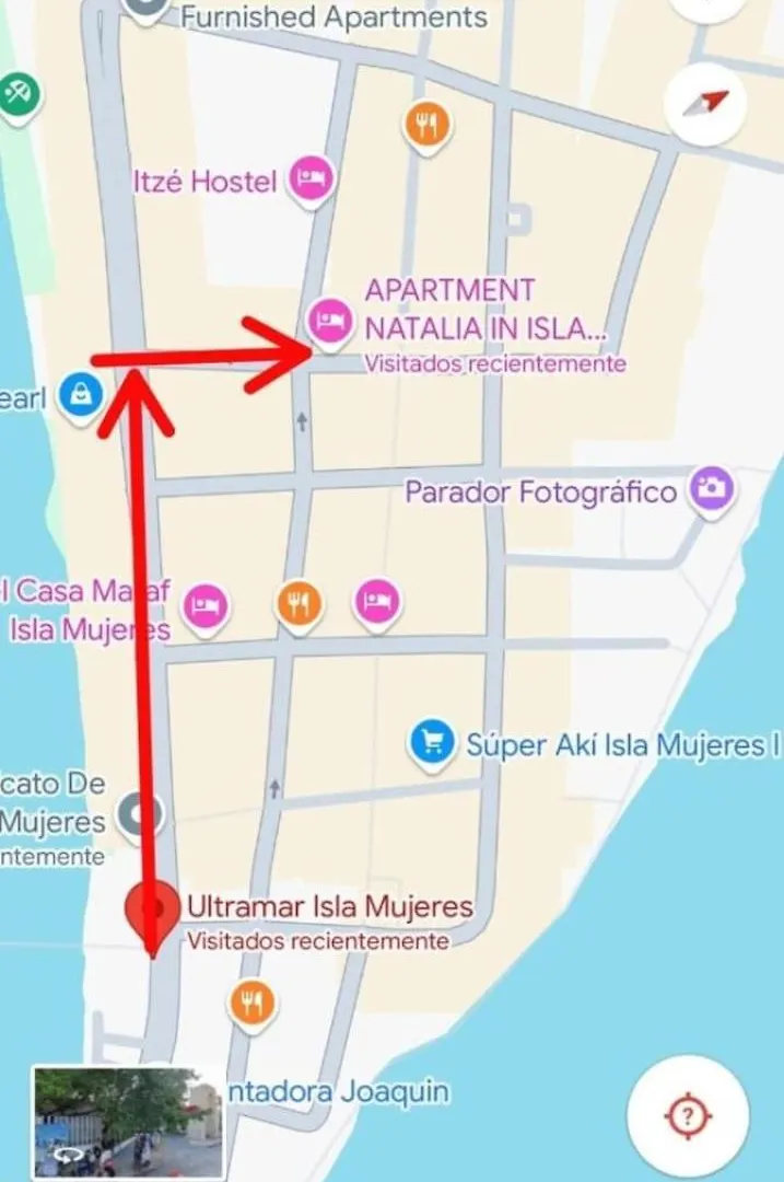 Apartment Natalia In Isla Mujeres Main Street Mexico